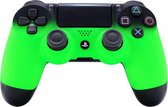 Gradient Soft Touch Zwart / Neon Groen - Custom PlayStation PS4 Wireless Dualshock 4 V2 Controller