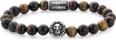 Rebel&Rose armband - Who's afraid of the Lion - silver colored