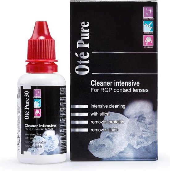 Vochtig knop Trechter webspin Oté Pure Intensieve Cleaner voor harde contactlenzen - 30 ml –  lenzenvloeistof | bol.com