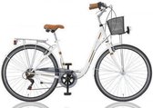 Excel Central park 28 inch 48 cm dames 6 versnellingen velgrem wit