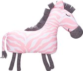 Kidsdepot Grote zebra knuffel roze Grote zebra knuffel roze