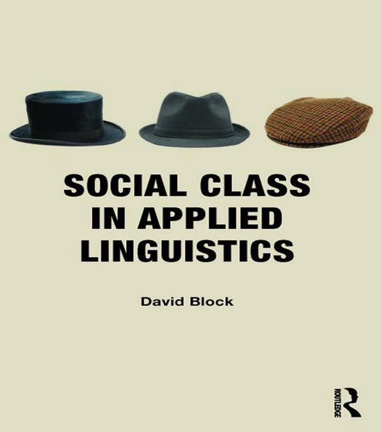 Social Class in Applied Linguistics - cover