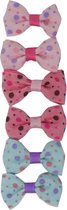 Jessidress Mini Haarclip met kleine Strikjes Baretten - Roze