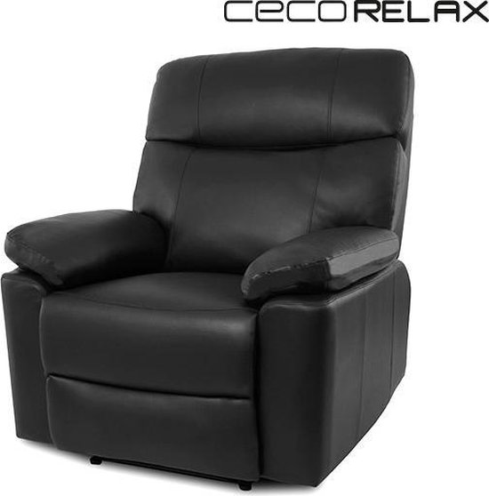 Grazen afbetalen alliantie Cecorelax 6115 Zwarte Relaxfauteuil met Massage | bol.com