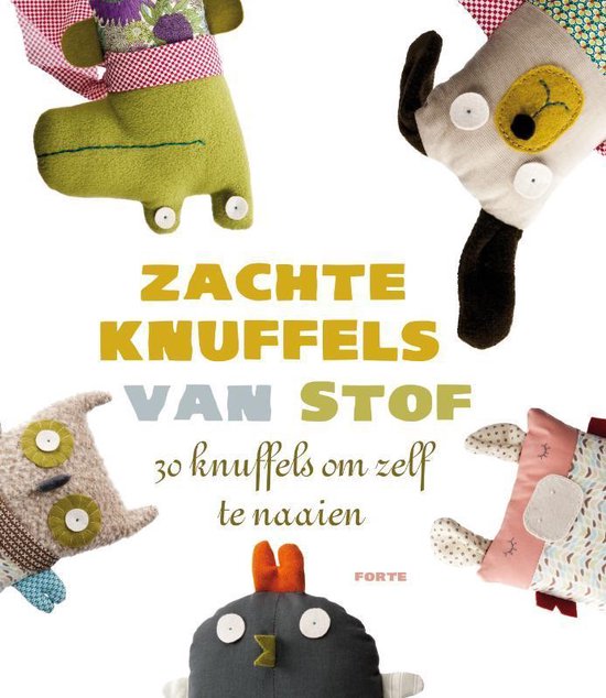 Cover van het boek 'Zachte knuffels van stof'