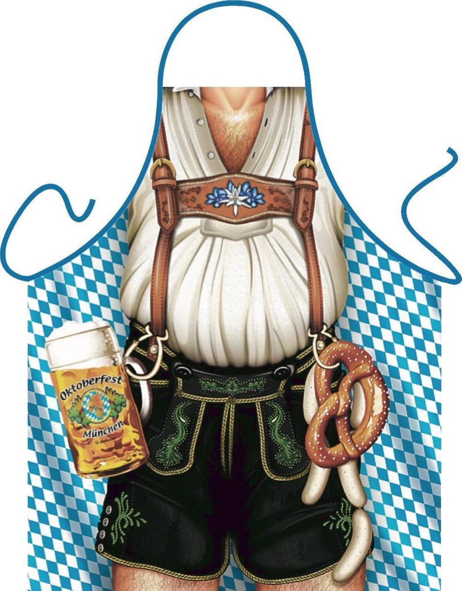 Benza Schort Keukenschort ,Tirol, Tiroler, Sexy, Mooi - Oktoberfest Mann