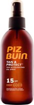 Piz Buin Tan & Protect Dry Oil Spray Factor(spf) 15 - 150 ml - Zonnebrand spray