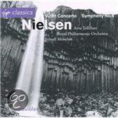 Nielsen: Violin Concerto, Symphony no 4 / Yehudi Menuhin