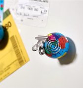 Moses magneten - Wereldbol 4 stuks - koelkastmagneet whiteboardmagneet