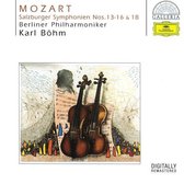 Mozart: Salzburger Symphonien nos 13-17 & 18 / Bohm, Berlin PO
