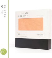The Napkin Servetten - Classic - Papier - 40 x 40 cm - Set van 20 Stuks - Salmon