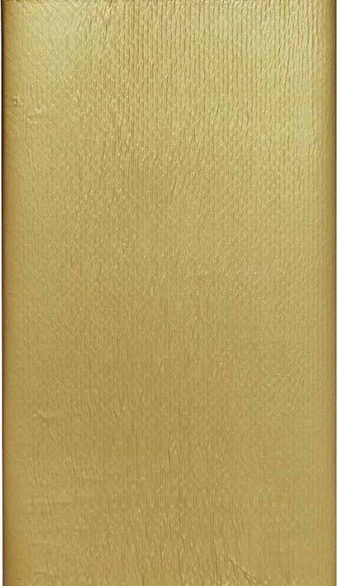 Goudkleurig tafelkleed 138 x 220 cm - wegwerp tafellaken - duni