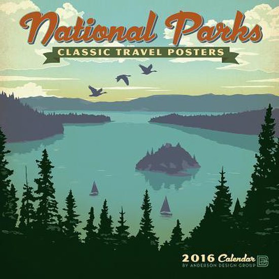 National Parks Classic Posters Calendar 9781554569113 Boeken