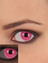 Roze UV contactlenzen voor volwassenen - Schmink