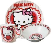 Service petit déjeuner Hello Kitty Hart porcelaine