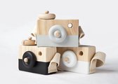 Houten Camera/Fototoestel Speelgoed | Wit | Kinderkamer Baby Accessoire/Decoratie