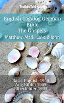 Parallel Bible Halseth English 794 - English Tagalog German Bible - The Gospels - Matthew, Mark, Luke & John