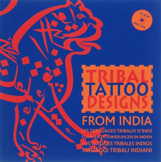 Cover van het boek 'Tribal Tattoo Designs from India + CD-ROM' van M.L. Hesselt van Dinter