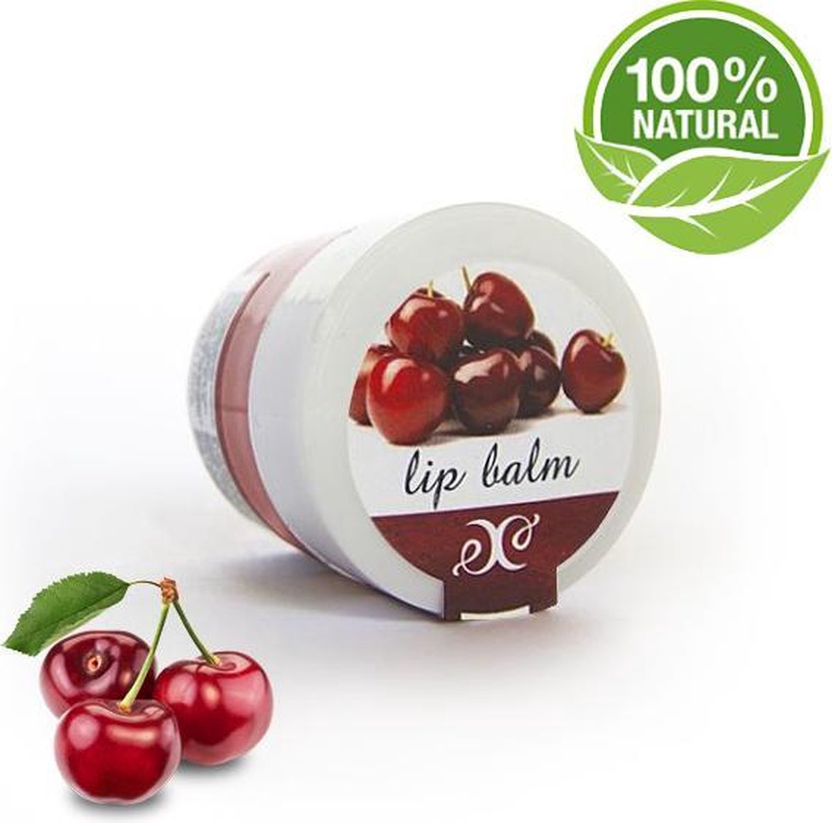 Cherry Lippen Balsem 100% Natural - Hydrateert, Voedt & Verzorgt - 30ml