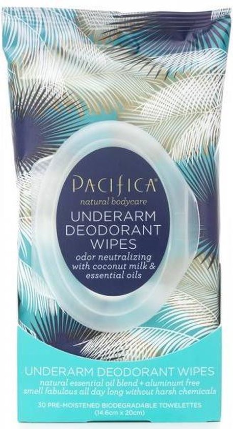 Pacifica Deodorant Wipes Neutral | bol.com