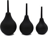 Prolink Novelties® - Thin Tip Silicone Enema Bulb - Small 225 ml - zwart