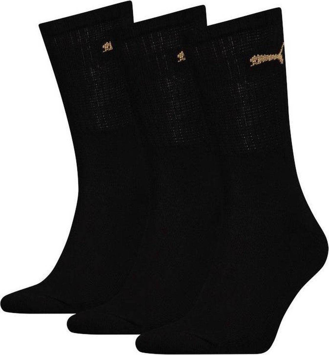 Puma Sport Unisex 3-Pack Zwart