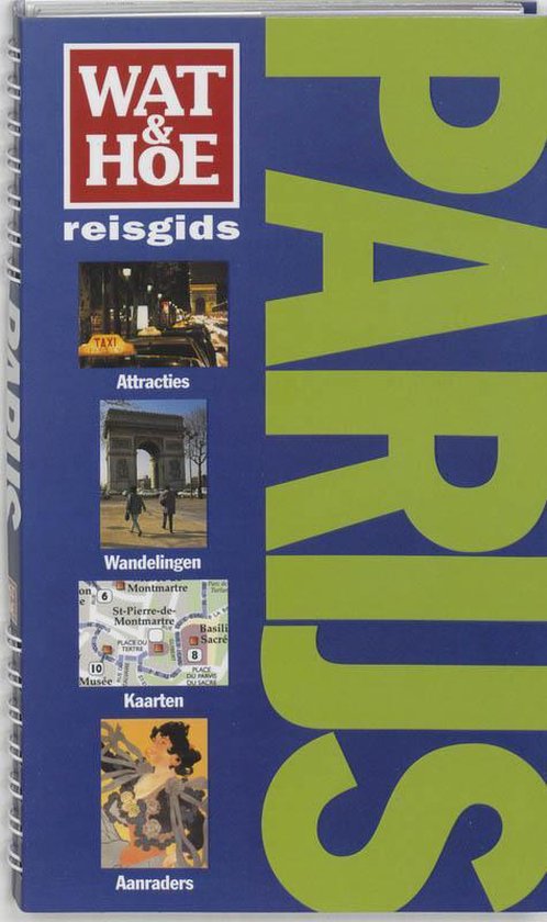 Cover van het boek 'Wat en Hoe Parijs reisgids'