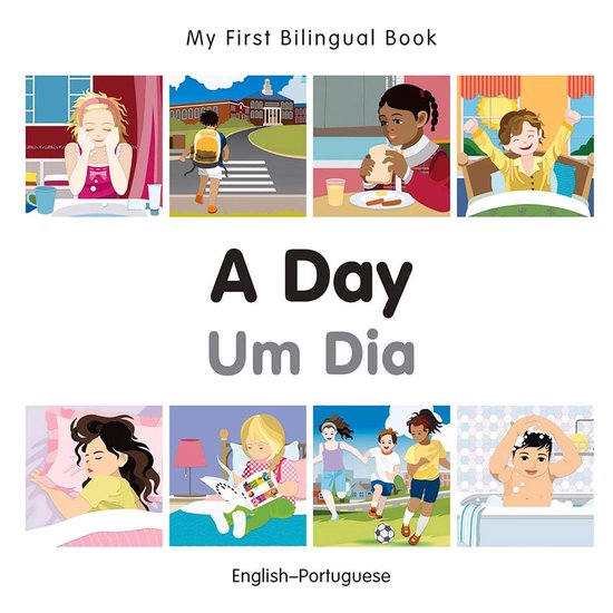 My First Bilingual Book - My First Bilingual Book–A Day (E ... - cover