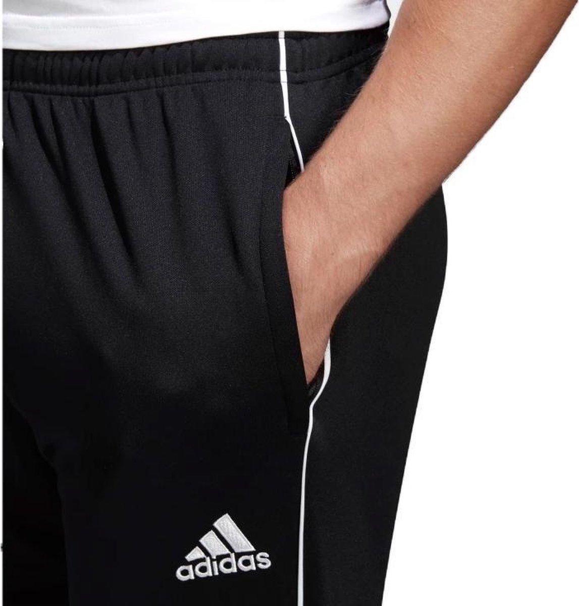 ADIDAS Core 18 Trainingsbroek Heren - Zwart - Maat M | bol.com