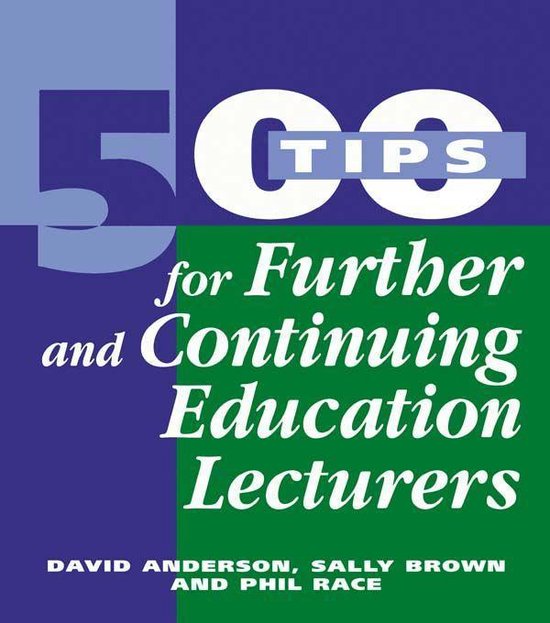 500 Tips for Further and Continuing Education Lecturers - cover
