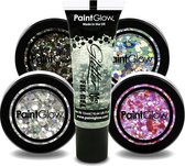 Chunky cosmetics glitters ( Make Up ) set multicolour Paintglow