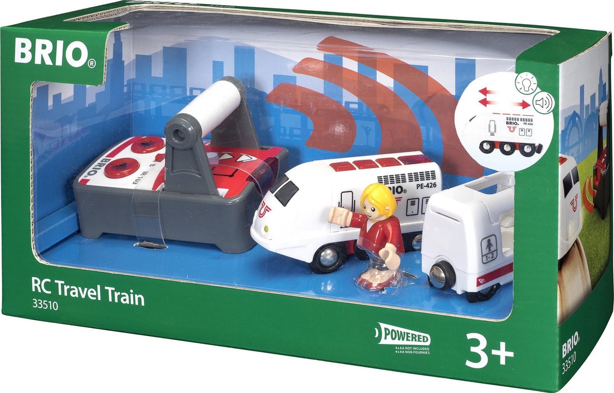 BRIO Witte RC locomotief met afstandsbediening - 33510
