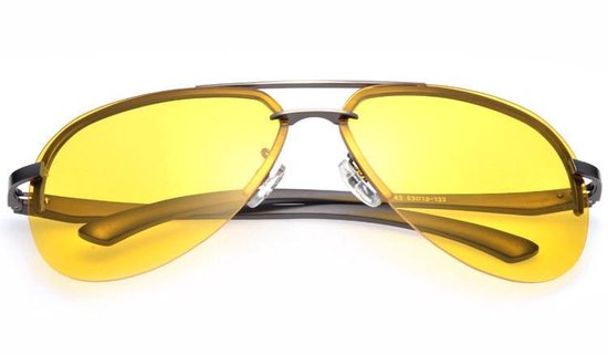 Nachtbril, anti verblinding, UV stralen blokker, gepolariseerde lenzen,  UV400 | bol.com