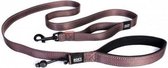 EzyDog Soft Trainer Hondenriem Oefenlijn - Looplijn hond - 180x2.5cm - Bruin