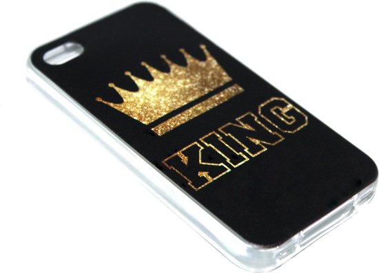 King hoesje siliconen Geschikt Voor iPhone 4 / 4S