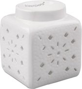 Scentchips burner square white 10x10x12,5cm