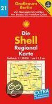 Shell Regionalkarte 21. Grossraum Berlin 1 : 150 000