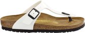 BIRKENSTOCK Gizeh white patent narrow