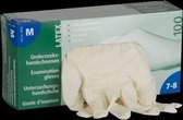 Eurogloves latex handschoenen, gepoederd, wit, 100 stuks, maat XS