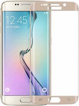 Goud Glitter Samsung Galaxy S6 Edge Tempered Glass Screen Protector