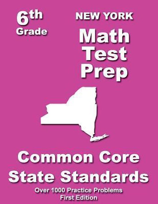 New York 6th Grade Math Test Prep - cover
