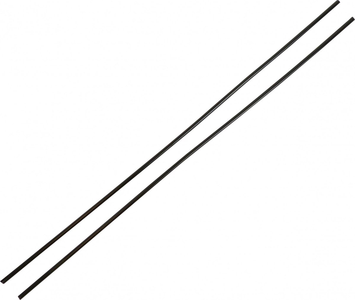 Carpoint Deurbeschermers zwart 2x 60cm