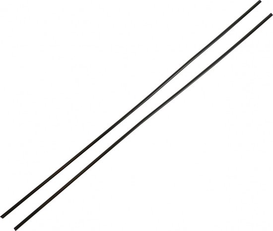 Deurbeschermers zwart 2x 60cm