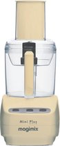 Magimix Mini Plus - Foodprocessor - Inductiemotor - Professionele messen - 30 jaar motorgarantie - Créme