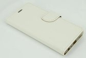Xssive Hoesje voor Motorola G4 Plus - Book Case - Wit - geschikt voor 3 pasjes