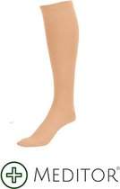 MeditorPlus Therapeutische Compressiesokken - Compressiekousen - 3 paar Nude - L/XL