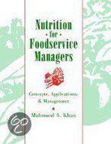 Nutrition For Foodservice Managers