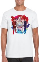 Wit Toppers in concert 2019 officieel t-shirt heren - Officiele Toppers in concert merchandise XL