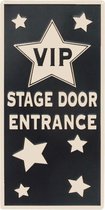 Signs-USA Vip Entrance - Retro Wandbord - Metaal - 40x20 cm