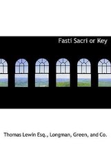 Fasti Sacri or Key